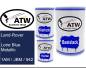 Preview: Land-Rover, Loire Blue Metallic, 1AM / JBM / 942: 500ml Lackdose + 500ml Klarlack + 250ml Härter - Set, von ATW Autoteile West.